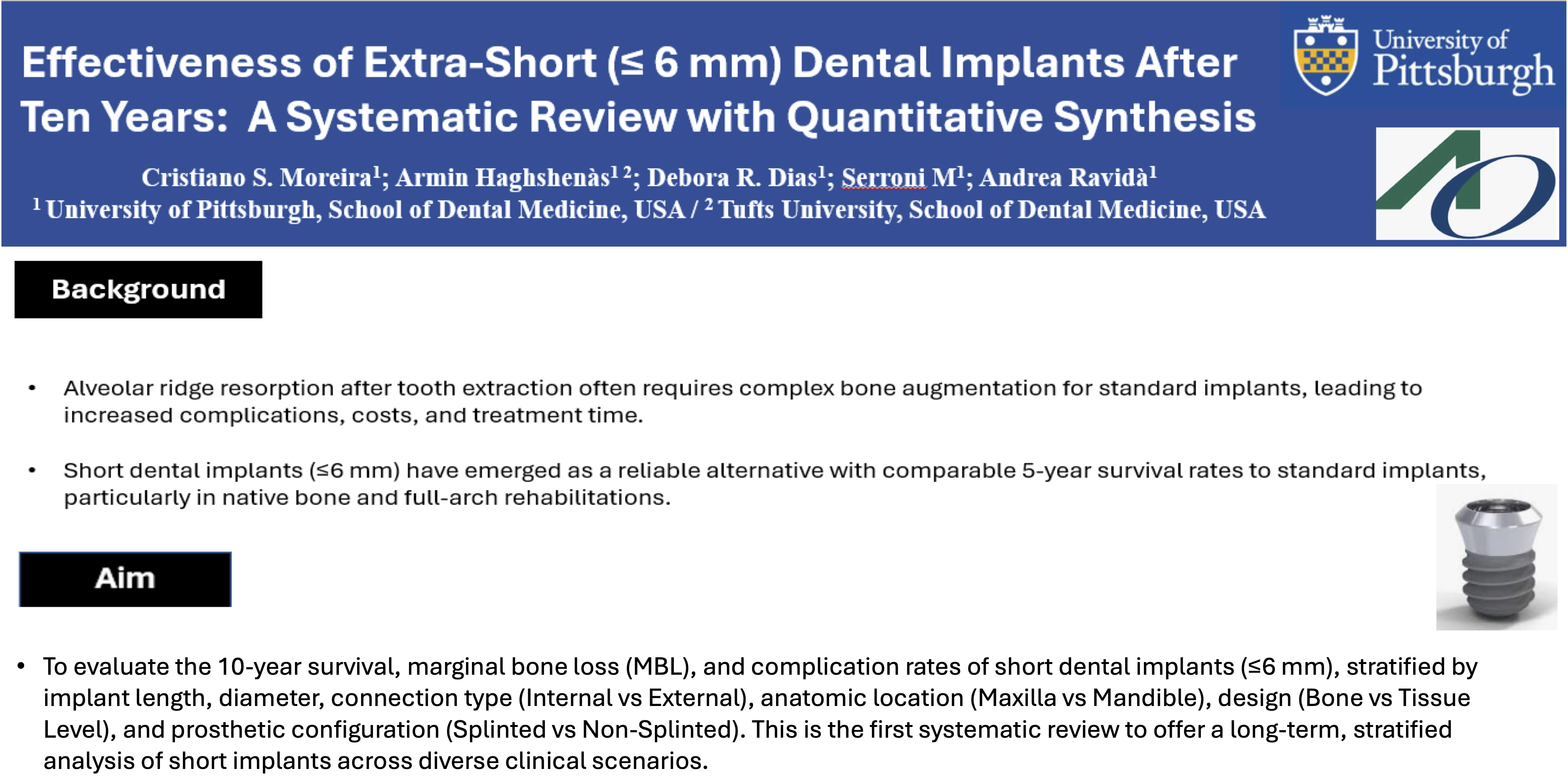 Effectiveness of Extra-Short (≤ 6 mm) Dental Implants After Ten Years: A Systematic Review